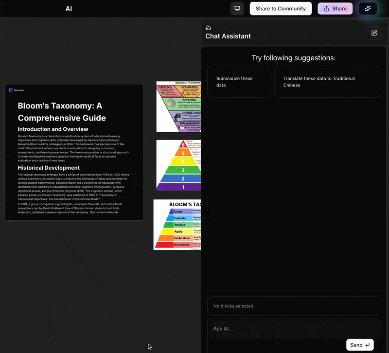 AI Assistant Interface